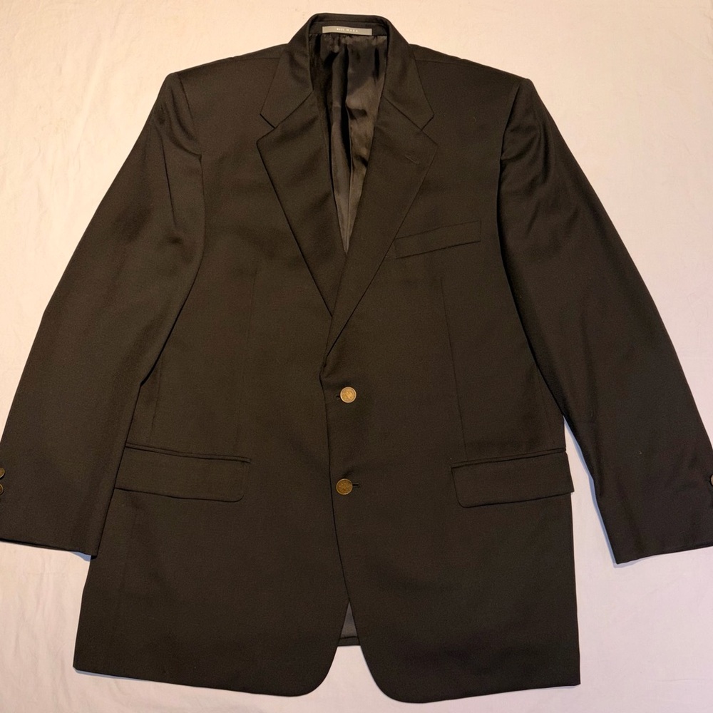 Hickey Freeman Black Sport Coat Blazer